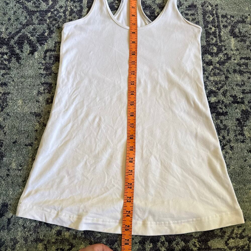Women’s Lululemon Cool Racerback Tank Top Nulu in White Activewear Workout- Sz 4 - Picture 9 of 9